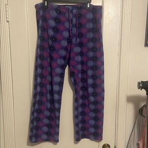 Axcess Purple and Pink Patterned Pajama Pants